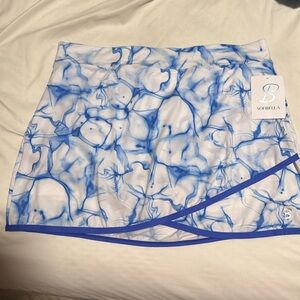 Blue and white skort with tags sofibella